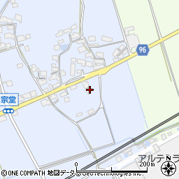 岡山県岡山市東区瀬戸町宗堂411周辺の地図