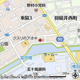 愛知県赤十字血液センター豊橋事業所周辺の地図