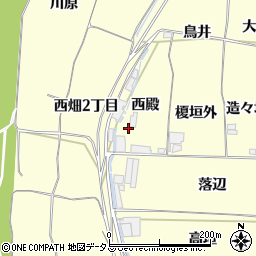 京都府木津川市山城町上狛西殿5周辺の地図