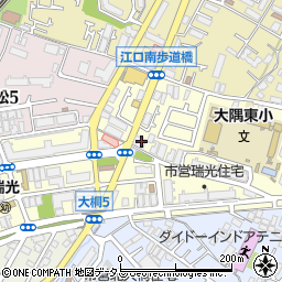 ローソンストア１００東淀川瑞光店周辺の地図