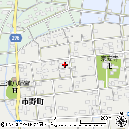 静岡県浜松市中央区市野町141周辺の地図