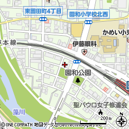 リブリ東園田周辺の地図