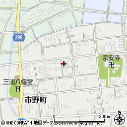 静岡県浜松市中央区市野町137周辺の地図