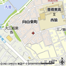 愛知県豊橋市向山東町154周辺の地図