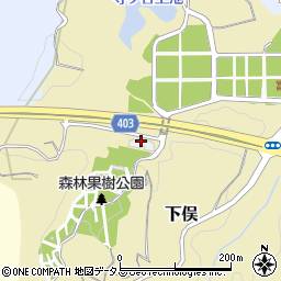 掛川森林果樹公園 アトリエ周辺の地図
