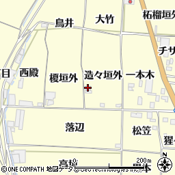 京都府木津川市山城町上狛造々垣外5周辺の地図