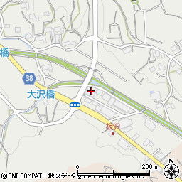 静岡県掛川市板沢527周辺の地図