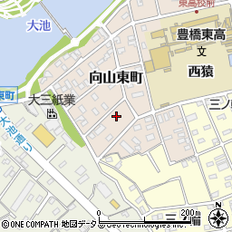 愛知県豊橋市向山東町153周辺の地図