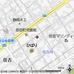 静岡県榛原郡吉田町住吉4189-1周辺の地図