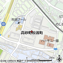 兵庫県高砂市高砂町松波町周辺の地図