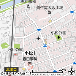 資生堂ドミニアム大阪周辺の地図