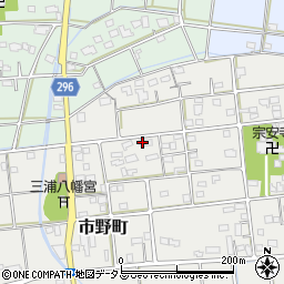 静岡県浜松市中央区市野町121周辺の地図