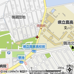 加古川警察署県農前交番周辺の地図