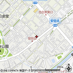 兵庫県加古川市尾上町安田883周辺の地図
