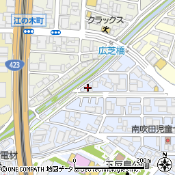 Ｊ．Ｇ．コーポレーション大阪営業所周辺の地図