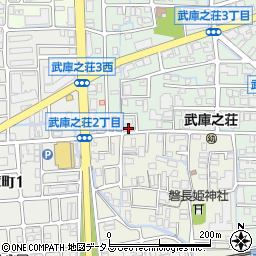 しかやクリーニング店周辺の地図