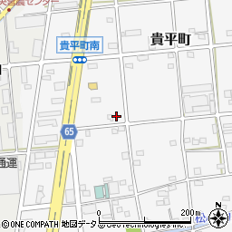 静岡県浜松市中央区貴平町444周辺の地図