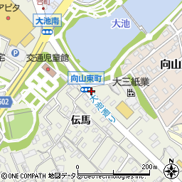 大池周辺の地図