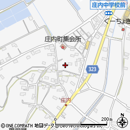 静岡県浜松市中央区庄内町455周辺の地図