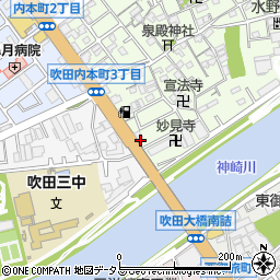 株式会社西日本設備　吹田事務所周辺の地図