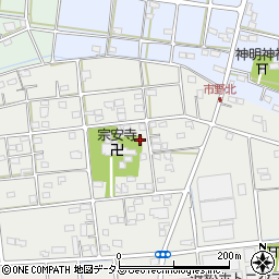 静岡県浜松市中央区市野町162周辺の地図