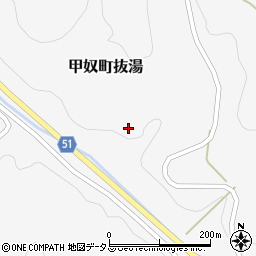 広島県三次市甲奴町抜湯199周辺の地図