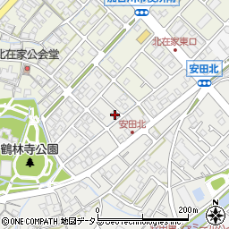 兵庫県加古川市尾上町安田860周辺の地図
