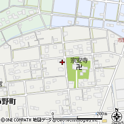静岡県浜松市中央区市野町158周辺の地図