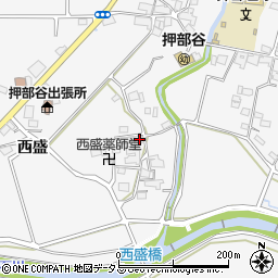 兵庫県神戸市西区押部谷町西盛139周辺の地図