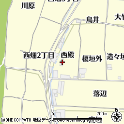 京都府木津川市山城町上狛西殿5-1周辺の地図