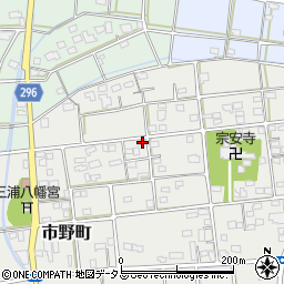 静岡県浜松市中央区市野町140周辺の地図