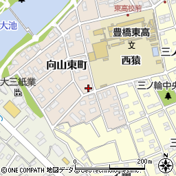 愛知県豊橋市向山東町124周辺の地図