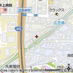 大阪府吹田市広芝町23-28周辺の地図