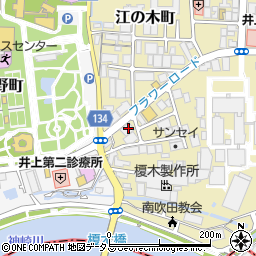 東阪電子機器株式会社周辺の地図