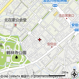 兵庫県加古川市尾上町安田856周辺の地図