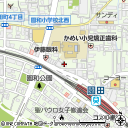 ドコモショップ　園田店周辺の地図