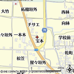 京都府木津川市山城町上狛宝本9-12周辺の地図