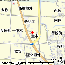 京都府木津川市山城町上狛宝本9周辺の地図