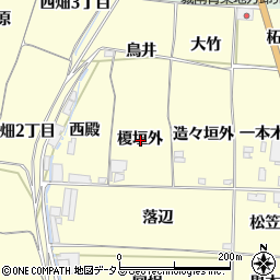京都府木津川市山城町上狛榎垣外周辺の地図