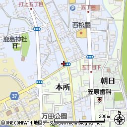 ヤエヅ理容周辺の地図