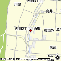 京都府木津川市山城町上狛西殿17周辺の地図