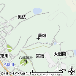 愛知県知多郡美浜町小野浦桑畑周辺の地図