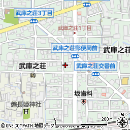 ランテルナ武庫之荘周辺の地図