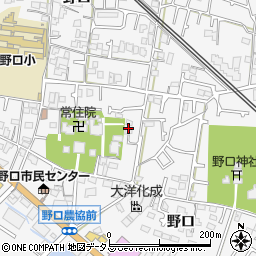 兵庫県加古川市野口町（野口）周辺の地図