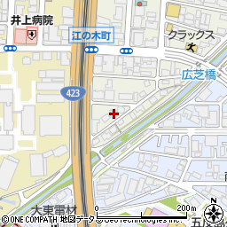 セントファミーユ江坂周辺の地図