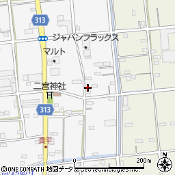 静岡県浜松市中央区貴平町182周辺の地図