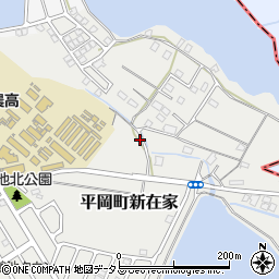 兵庫県加古川市平岡町新在家2540-4周辺の地図