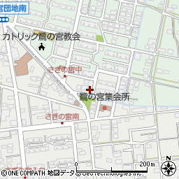 静岡県浜松市中央区市野町517周辺の地図