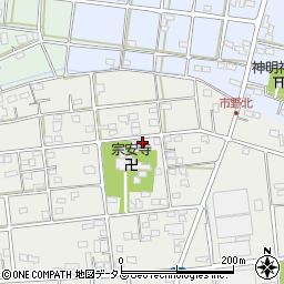 静岡県浜松市中央区市野町160周辺の地図