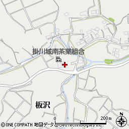 静岡県掛川市板沢2291周辺の地図